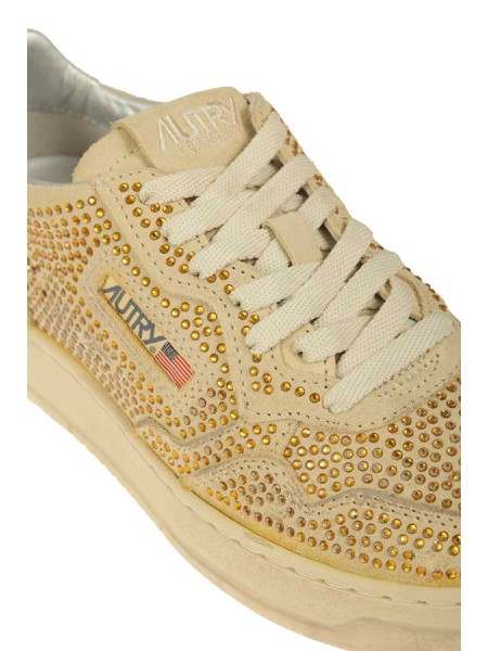 Calzature Sneakers Autry Medalist Low Crystal Beige